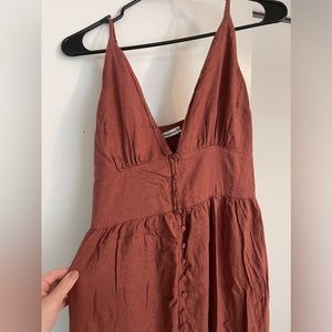 Abercrombie Button Through Maxi Dress